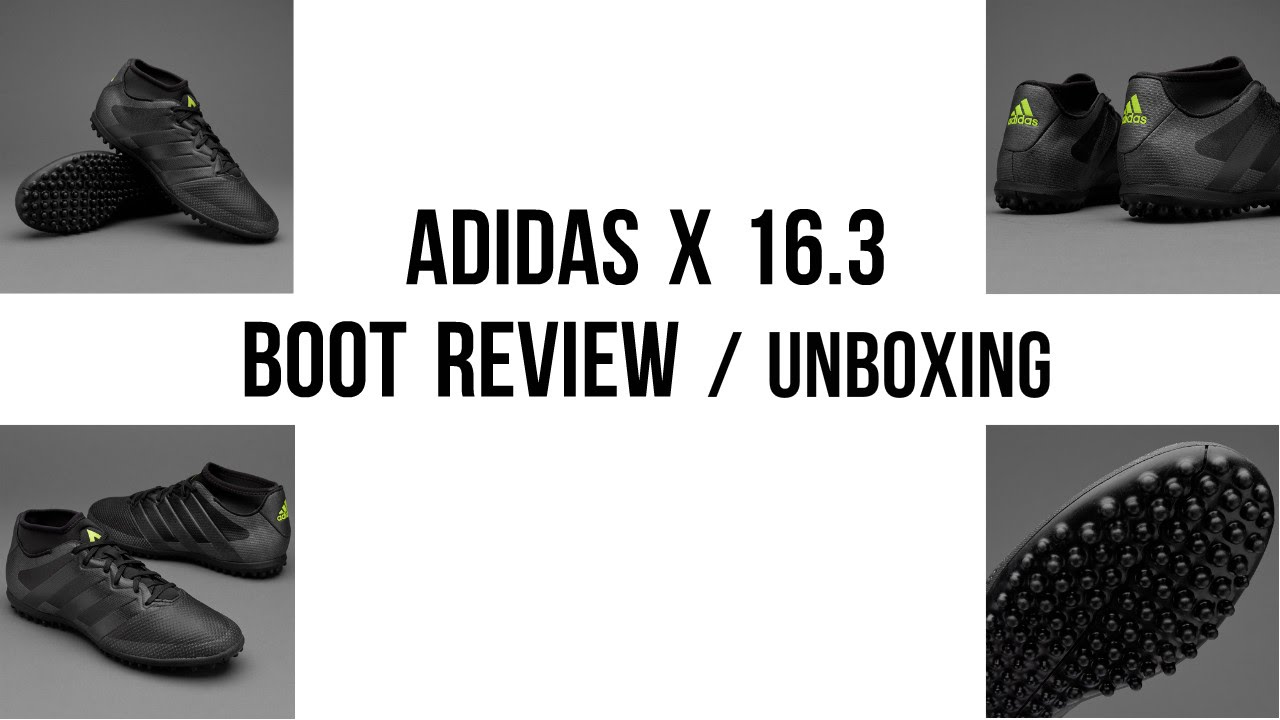 adidas x 16.3 unboxing