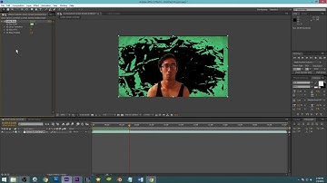 After Effects Tutorial Part 4   Using a Bad Green Screen 2 2