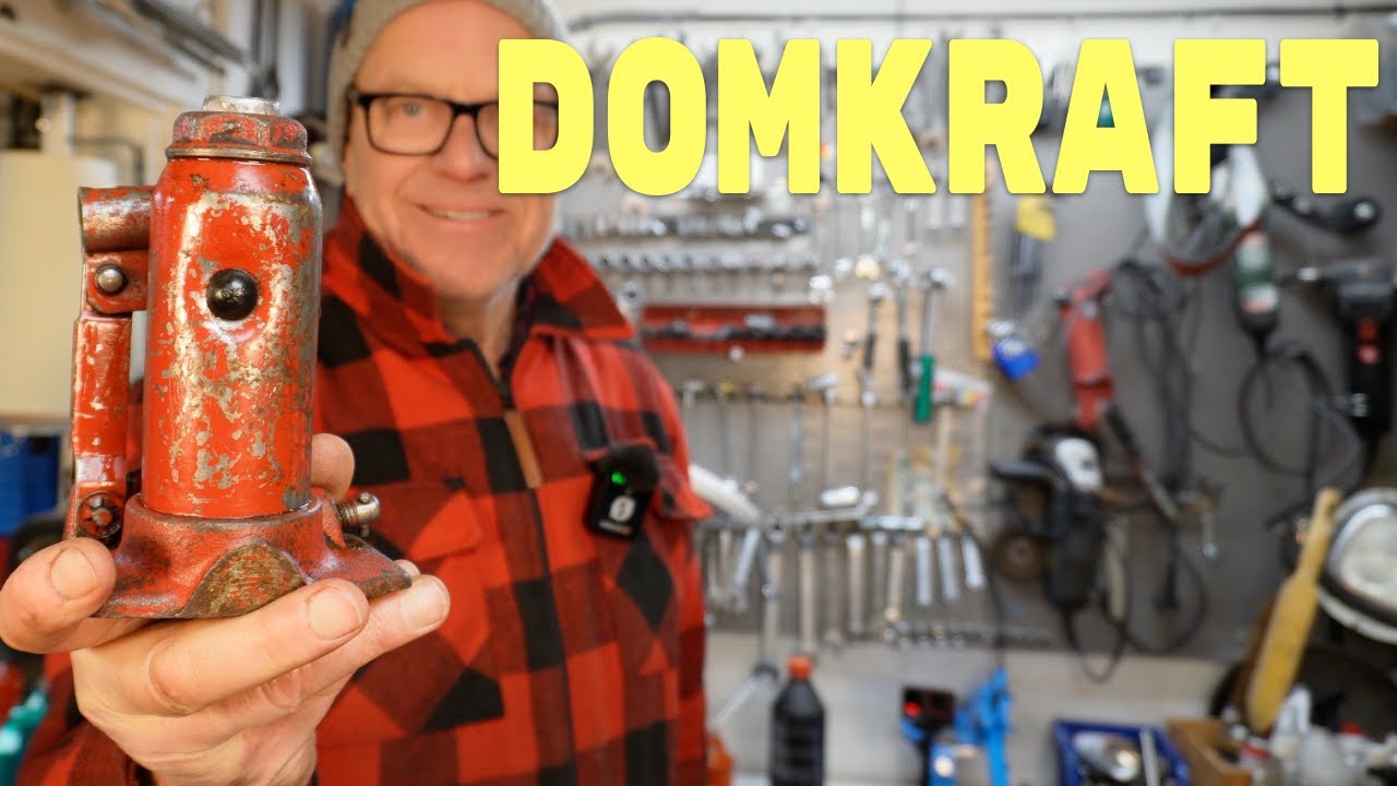 Domkraft 40:- på loppisen. Bara skrot ⁉️