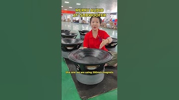 big power 21" subwoofer，380mm*4 magnet and 8 inch voice coil loudspeaker #speaker #audio