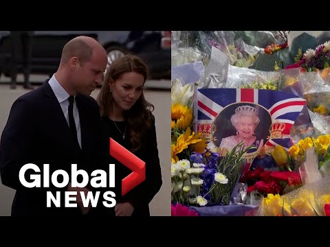 “absolutely amazing”: william and kate meet mourners at sandringham after queen elizabeth’s death