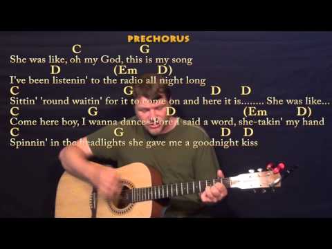 Play It Again (Luke Bryan) Strum Guitar Cover Lesson in G with Chords / Lyrics