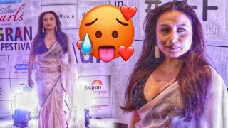 Rani Mukherjee Looking Too Hot At Jagran Film Festival 2023 | #jff 2023