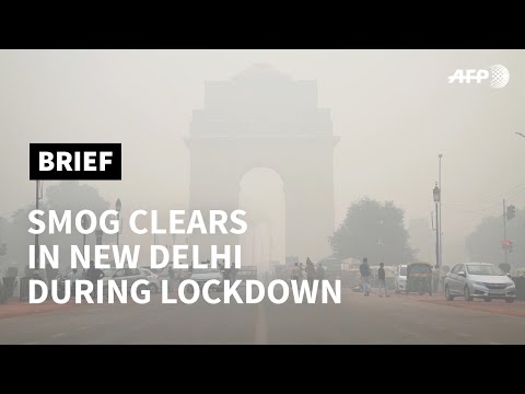 Smog clears in New Delhi during lockdown | AFP