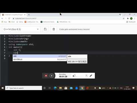 REVERSE THE NUMBER (FLOW007) - CODECHEF SOLUTION IN C++ || C++ TUTORIAL FOR BEGINNER