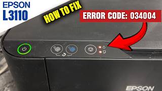HOW TO FIX 034004 EPSON ERROR | ENCODER DISC PROBLEM | EPSON ECOTANK L3110 PRINTER.