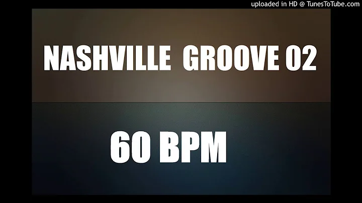 Nashville Groove 60 BPM - Drum Backing Track - Country 02