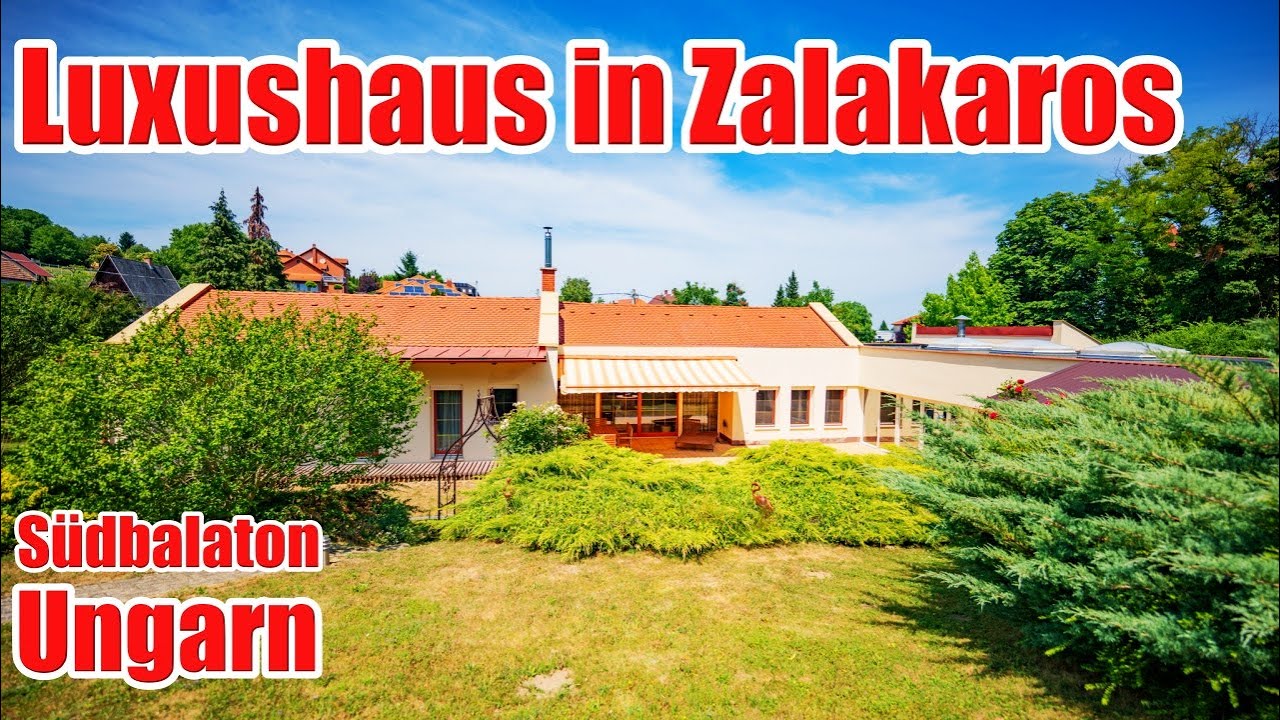 LUXUSHAUS in ZALAKAROS UNGARN SÜDBALATON