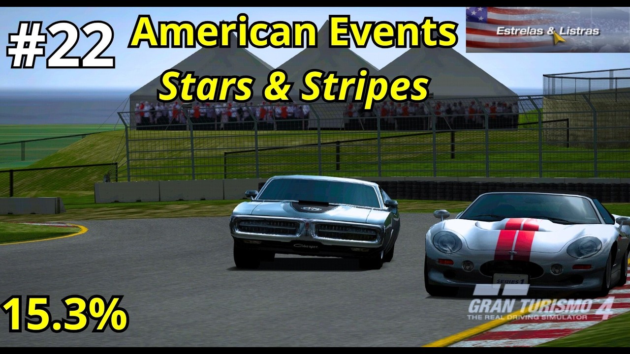 Correndo nos Eventos Americano Stars & Stripes Gran Turismo 4 SPEC II