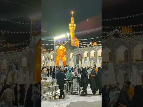 پخش زنده حرم امام رضا ع شب ولادت امام حسن عسکری ع   امام حسن