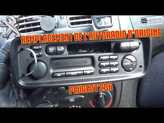 Remplacement de l'autoradio d'origine - [Peugeot 206] 