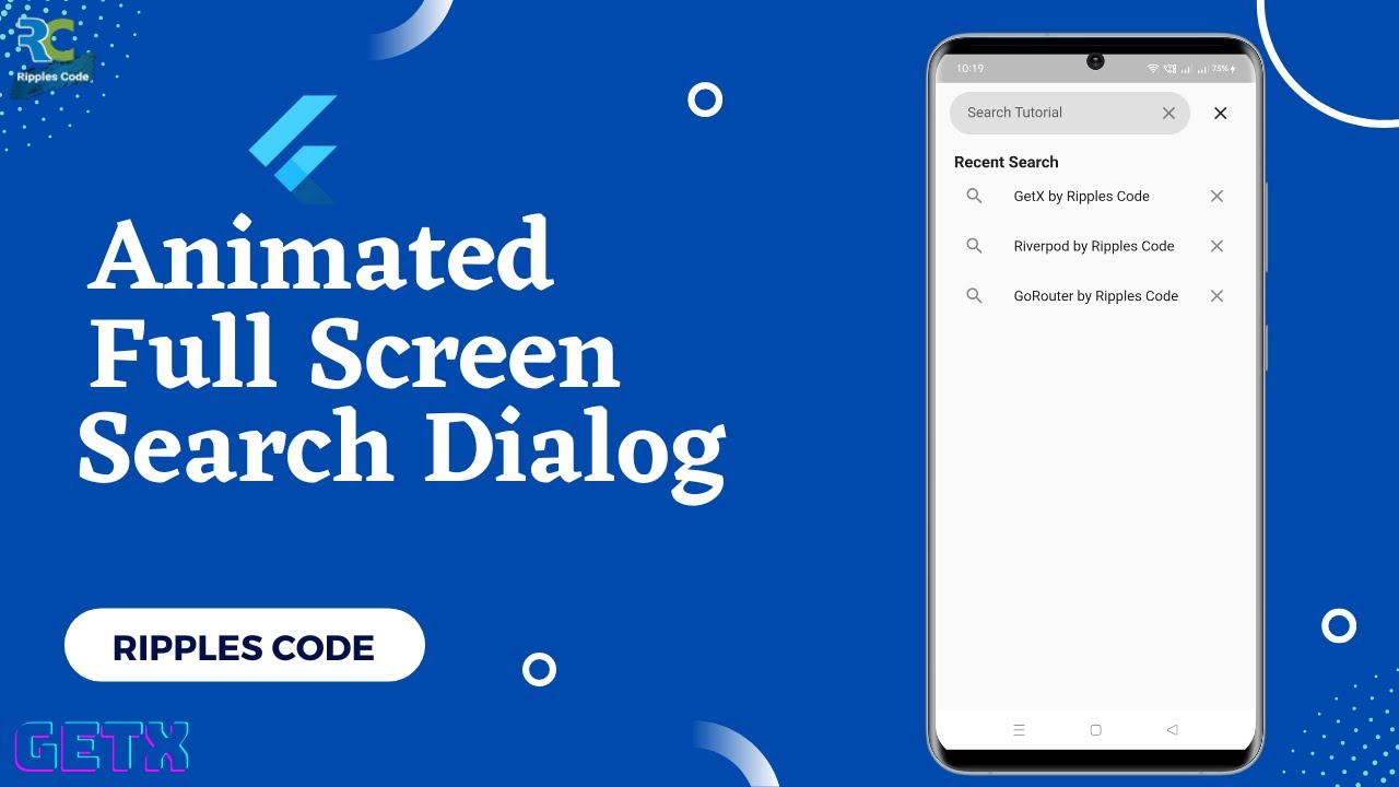 Animated Full Screen Search Dialog in Flutter || Flutter || GetX - YouTube Animated Full Screen Search Dialog In Flutter || Flutter || Getx - Youtube