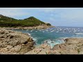 Beach of Costa Brava and top view #vr180 stereoscopic 3d