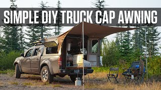 Super Simple DIY Awning for Canopy Shell Camping
