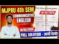 mjpru 4th sem communicative english important mcq 2026 | co-curricular paper full solution