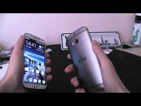 HTC One M8 vs Galaxy S4 short comparison