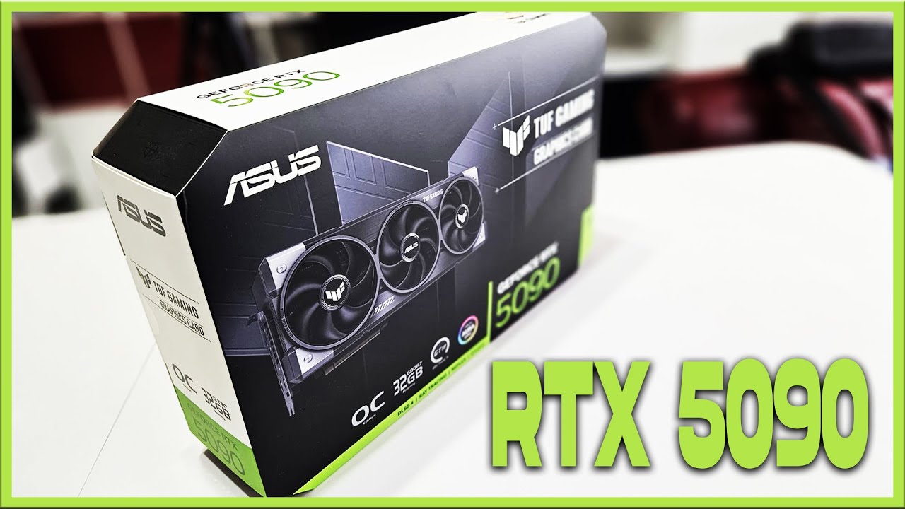 ohora9箱&EDGEU2箱 ASUS GeForce RTX 5090 TUF GAMING OC - Unboxing Thoughts