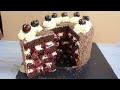 Торт ЧЕРНЫЙ ЛЕС 🍒/ BLACK FOREST cake recipe / Schwarzwälder kirschtorte