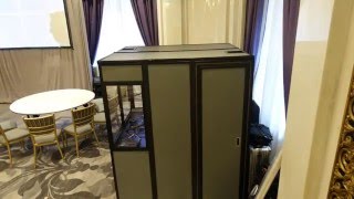 iProbe's technicians set up an interpreter booth in 40 seconds