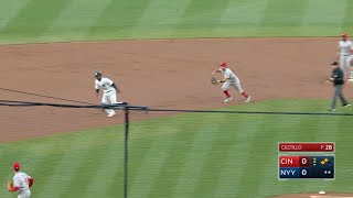 Reds turn peculiar triple play to end 2nd