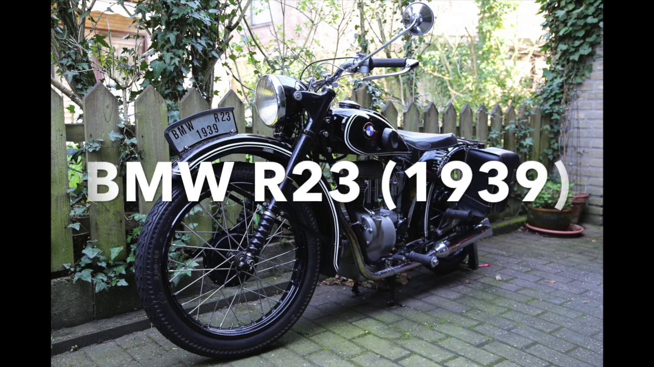 BMW R23 1939 Dmarrage et Voyage