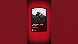 A Thousand Years - Jonah Baker