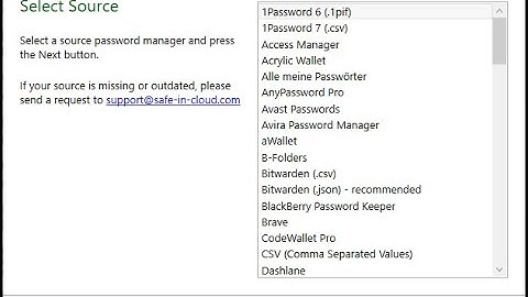 Import passwords (Windows)