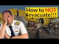 EMERGENCY EVACUATION and DISOBEYING Passengers! Explained by CAPTAIN JOE