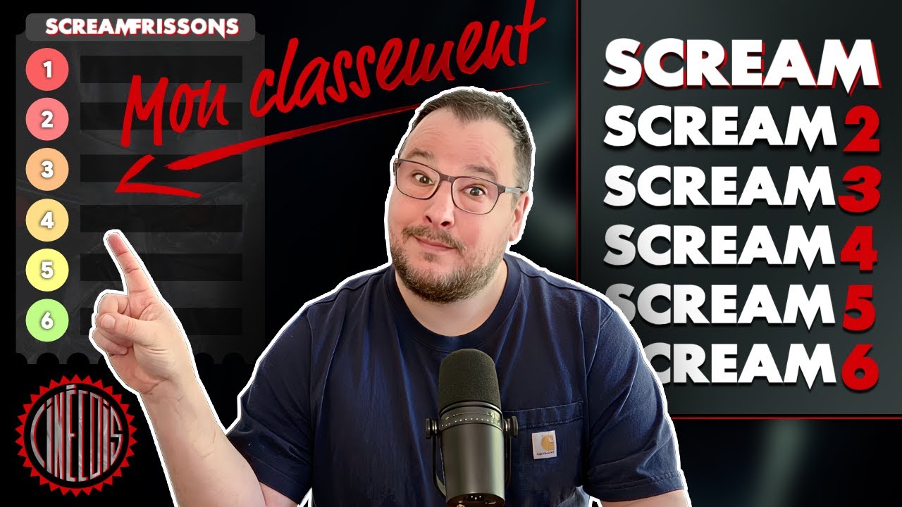 Mon classement de tous les films *SCREAM* en français