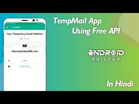 TempMail App Using Free API | Android Builder | Neo Developer | In Hindi