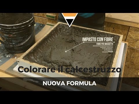 Video: Come si colora il cemento con il legno?