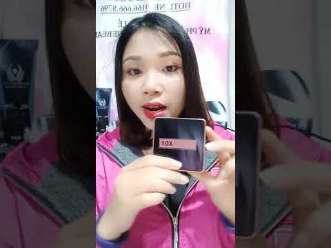 Hướng dẫn thay lõi phấn 10x beauty