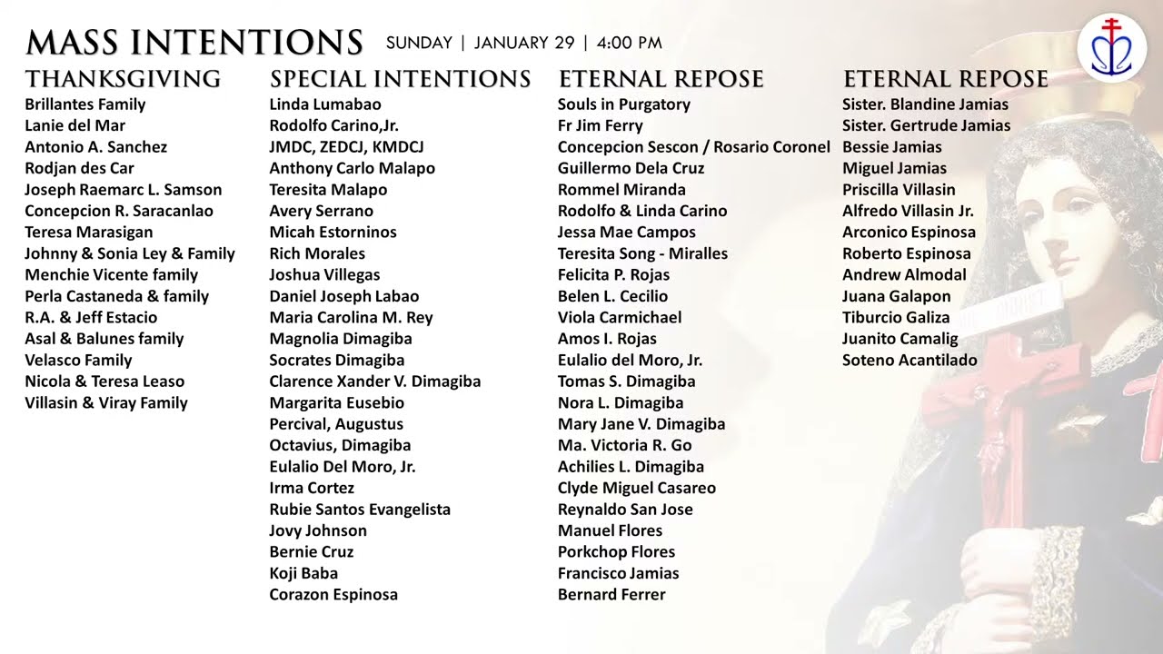 January 29, 2023 | Fourth Sunday in Ordinary Time