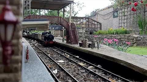 O gauge R/C scratch built garden railway