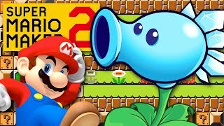 Plants vs. Zombies Level! - Super Mario Maker 2 - Gameplay Walkthrough Part 33