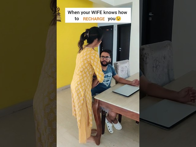 When WIFE knows everything 🤣😂 #niketimsy #ytshorts #shortsindia class=