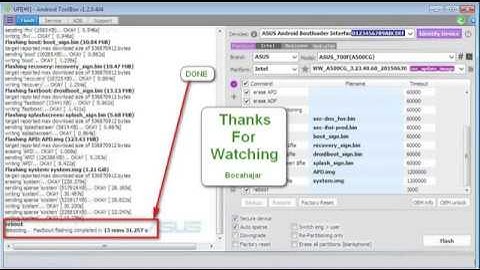 Flashing Asus Zenfone 5 With Raw File By UFI Box