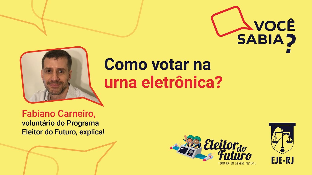 Como votar na urna eletrônica? - Projeto "Você Sabia?" - Vídeo 6