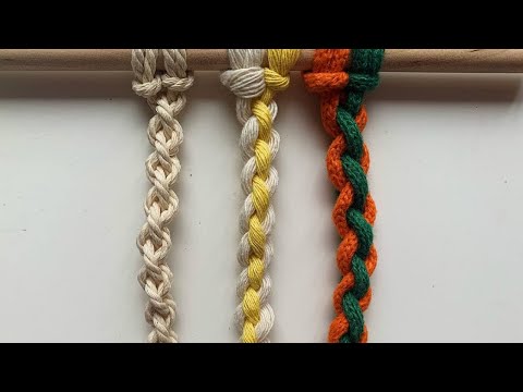 Узор косичка из