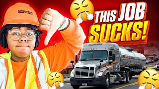 Day in the Life of A Regional Tanker Driver | She QUIT Schneider!