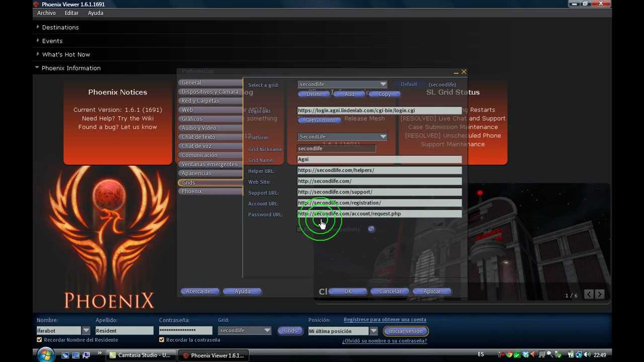 2nd life phoenix viewer