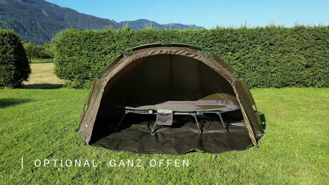 Lucx Bivvy Puma  Hochwertiges 1 Mann Angelzelt in der Produktvorstellung  - Bivvy Bestseller