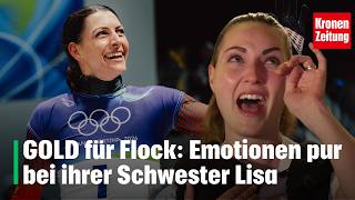 Janine Flock's gold medal dream comes true! Sister Lisa: "She simply deserves it" | Krone SPORT