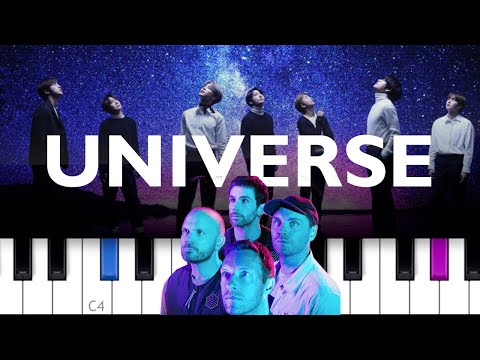 Coldplay x Bts - My Universe | Piano Tutorial