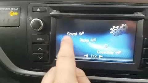 How to change Satellite Navigation volume on Toyota Auris Touch Go Media System