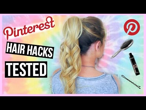 Pinterest HAIR Hacks Tested!