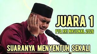 1st Place in the 2026 National MTQ RRI/PTQ RRI. His recitation was very good.