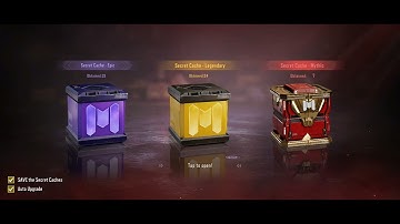 COD Mobile Opening 50 Secret Cache Crates
