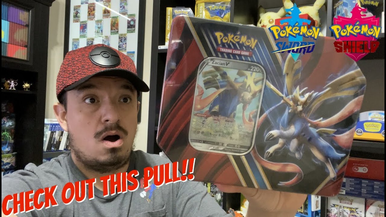 Opening Legendary Pokemon Zacian V Tin Youtube