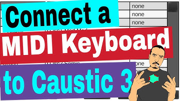 Caustic 3 | How to connect a MIDI Keyboard to Caustic 3 (Prod. S. Fleks)